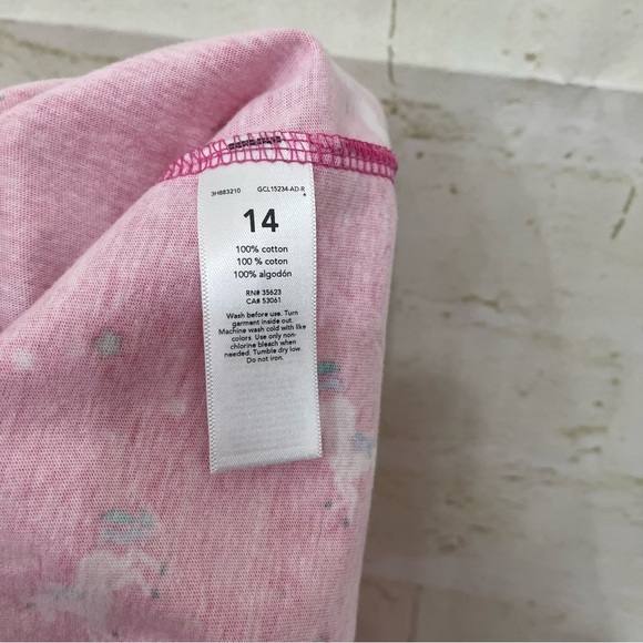 Carters Pink Unicorn Glitter Long Sleeve Dress - Picture 8 of 9